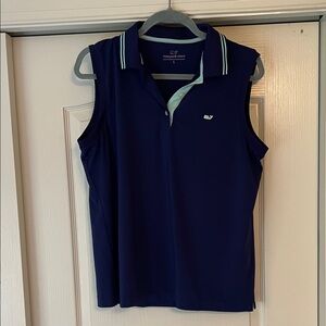 Vineyard Vines Women's Dark Blue Sleeveless Top